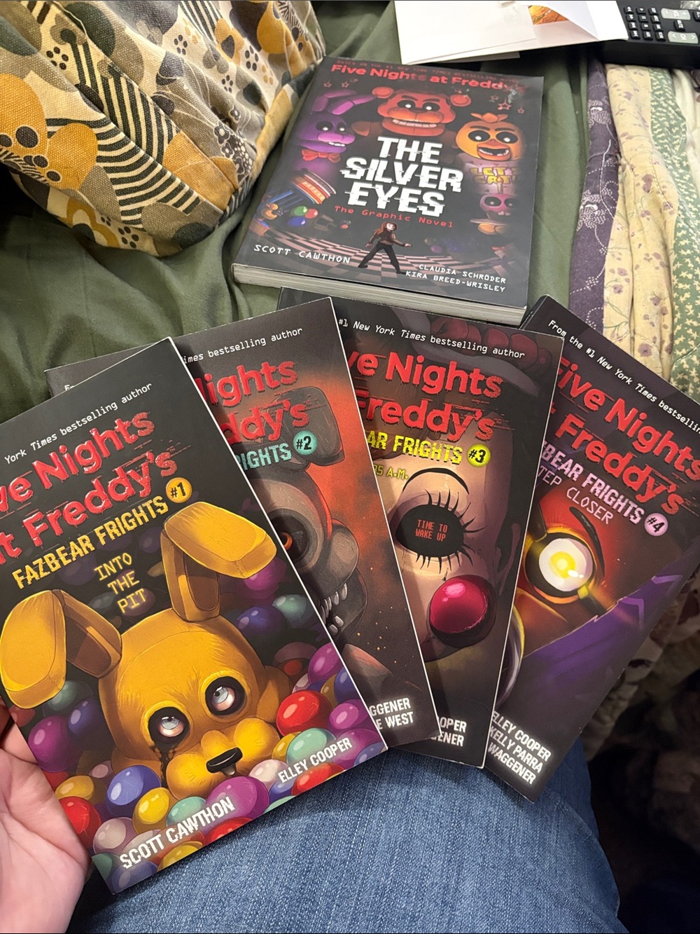 Five Nights at Freddy's Fazbear Frights/The Silver Eyes all by Scott Cawthon